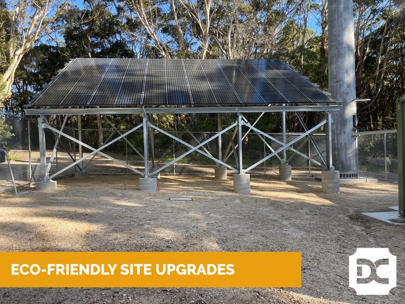 Solar-Powered Wireless Site Transformation in Australian Bushland