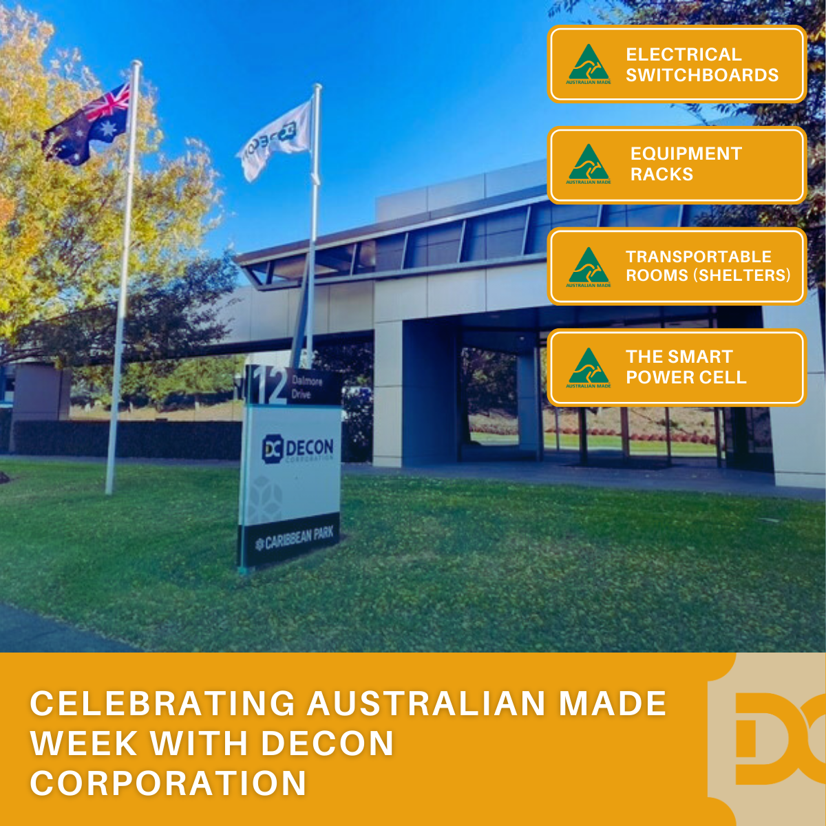 Celebrating Australian Made Week with Decon Corporation