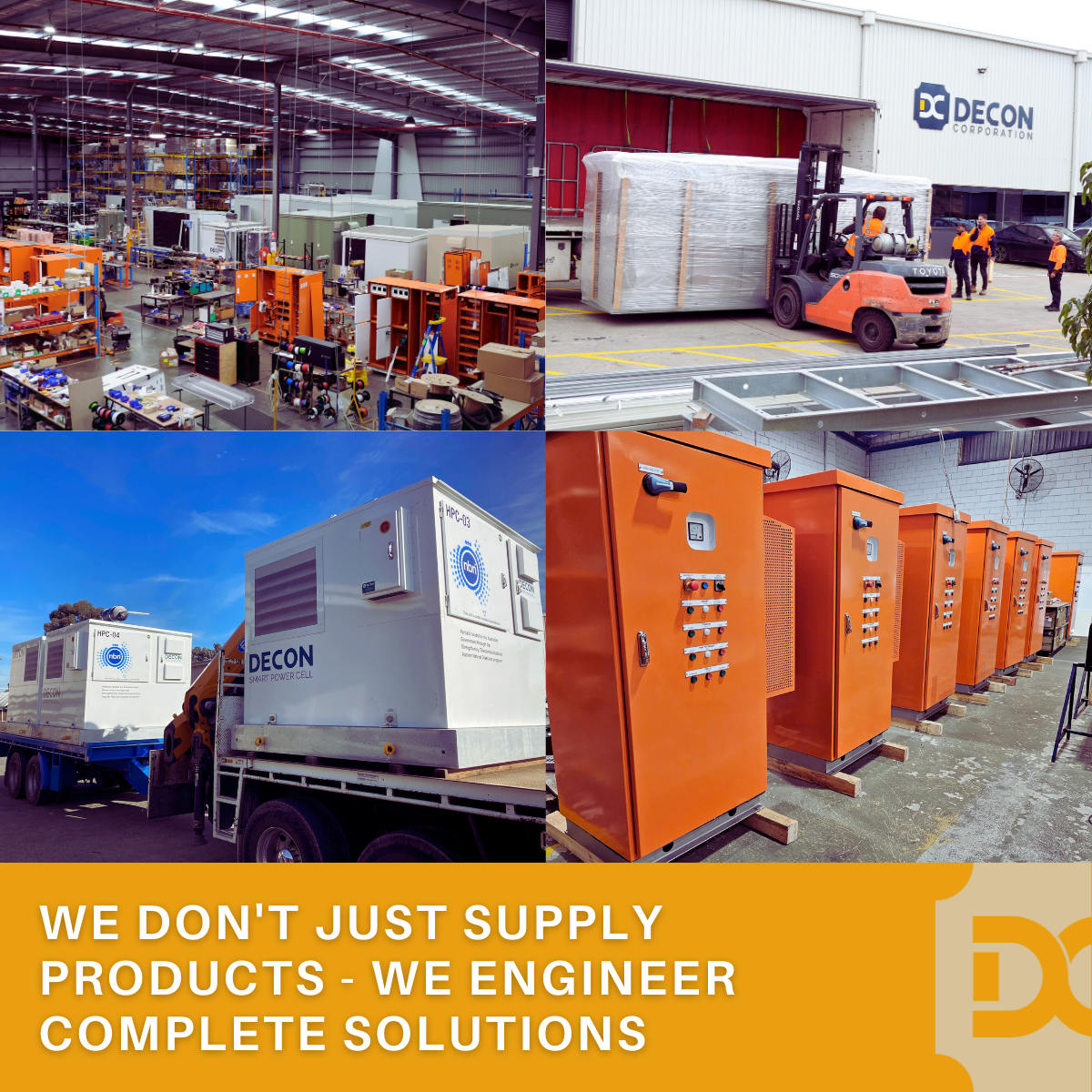 We don't just supply products, we engineer complete solutions.