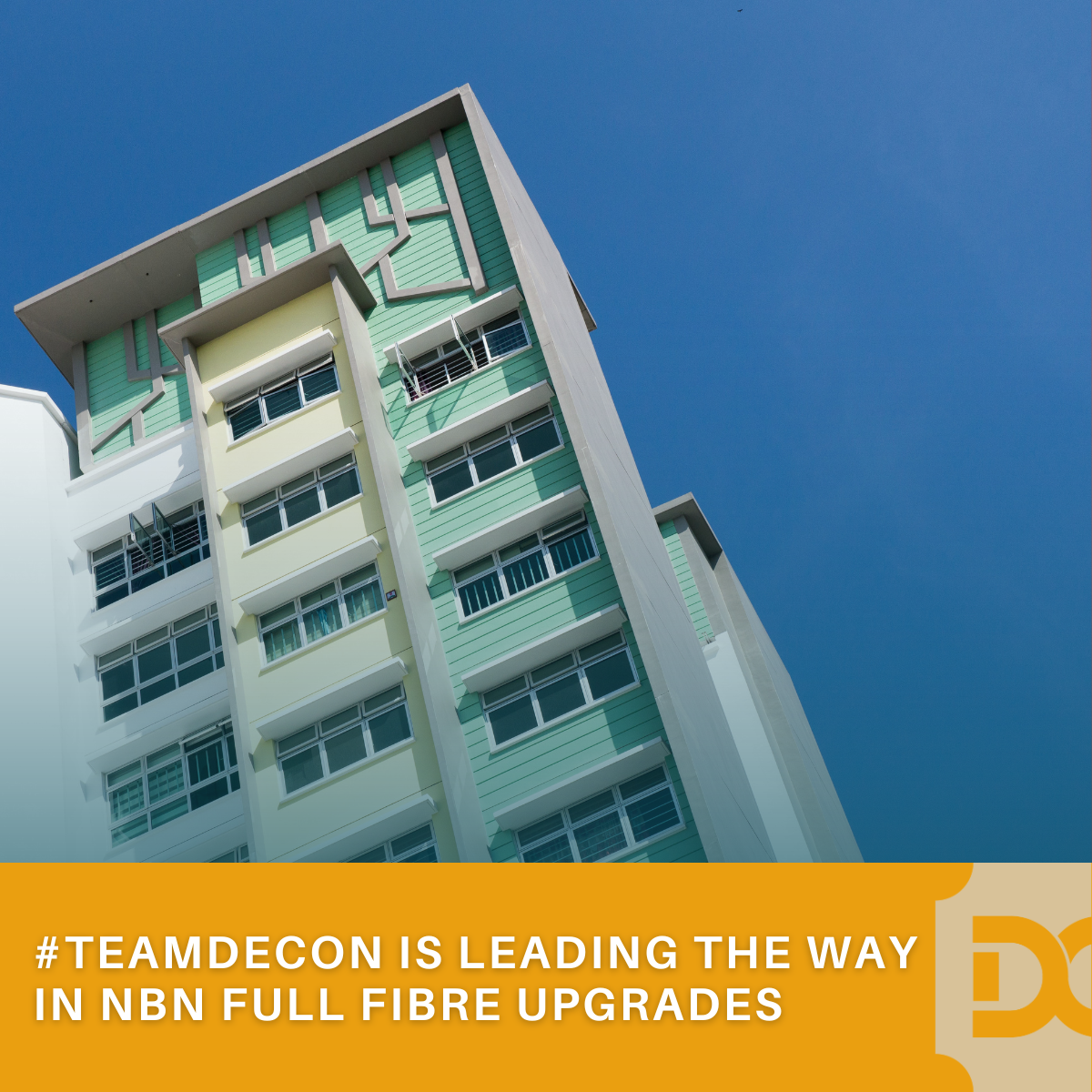 #TeamDecon is Leading the Way in nbn Full Fibre Upgrades