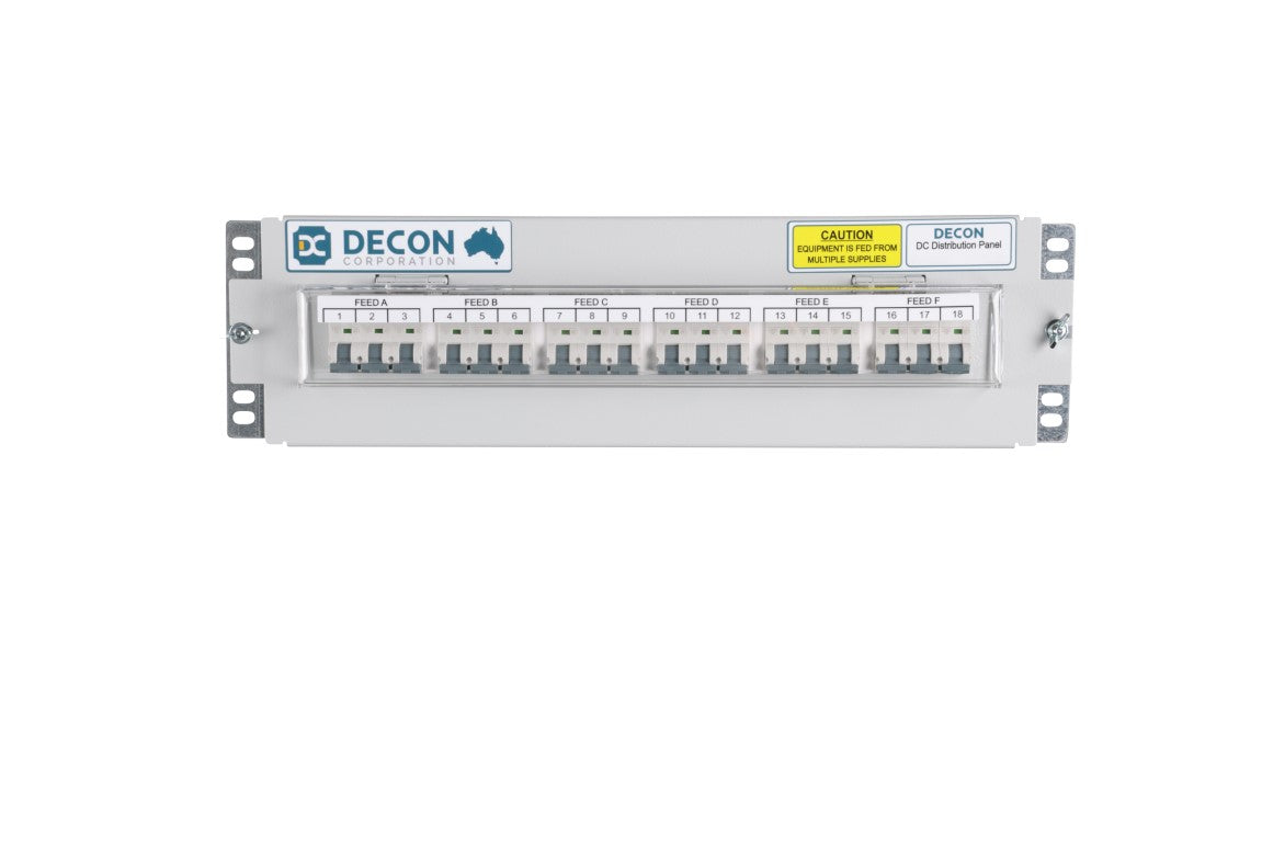 DC Distribution Panel 19" 15 x 20A & 3 x 40A MCB (RGL-100)