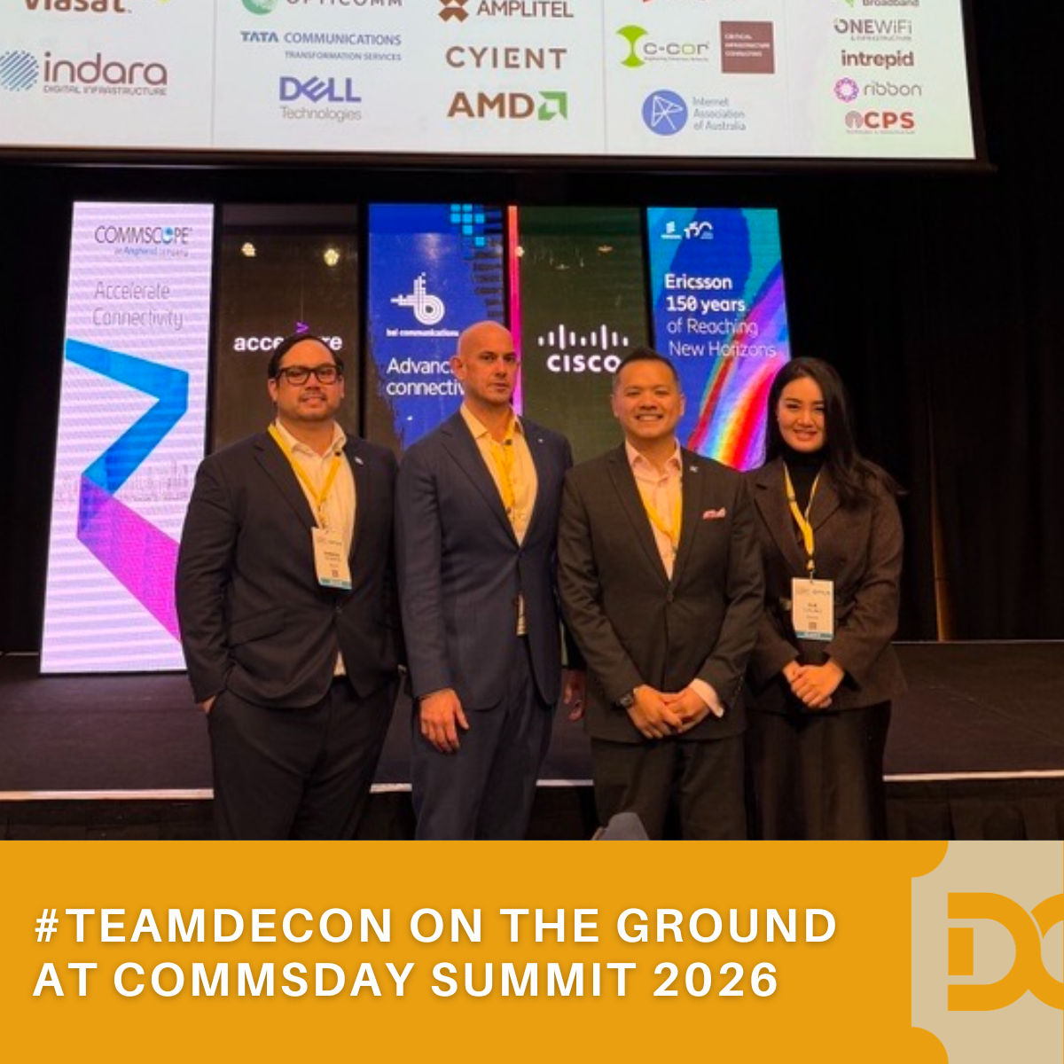 #TeamDecon is on the ground at CommsDay Summit 2026