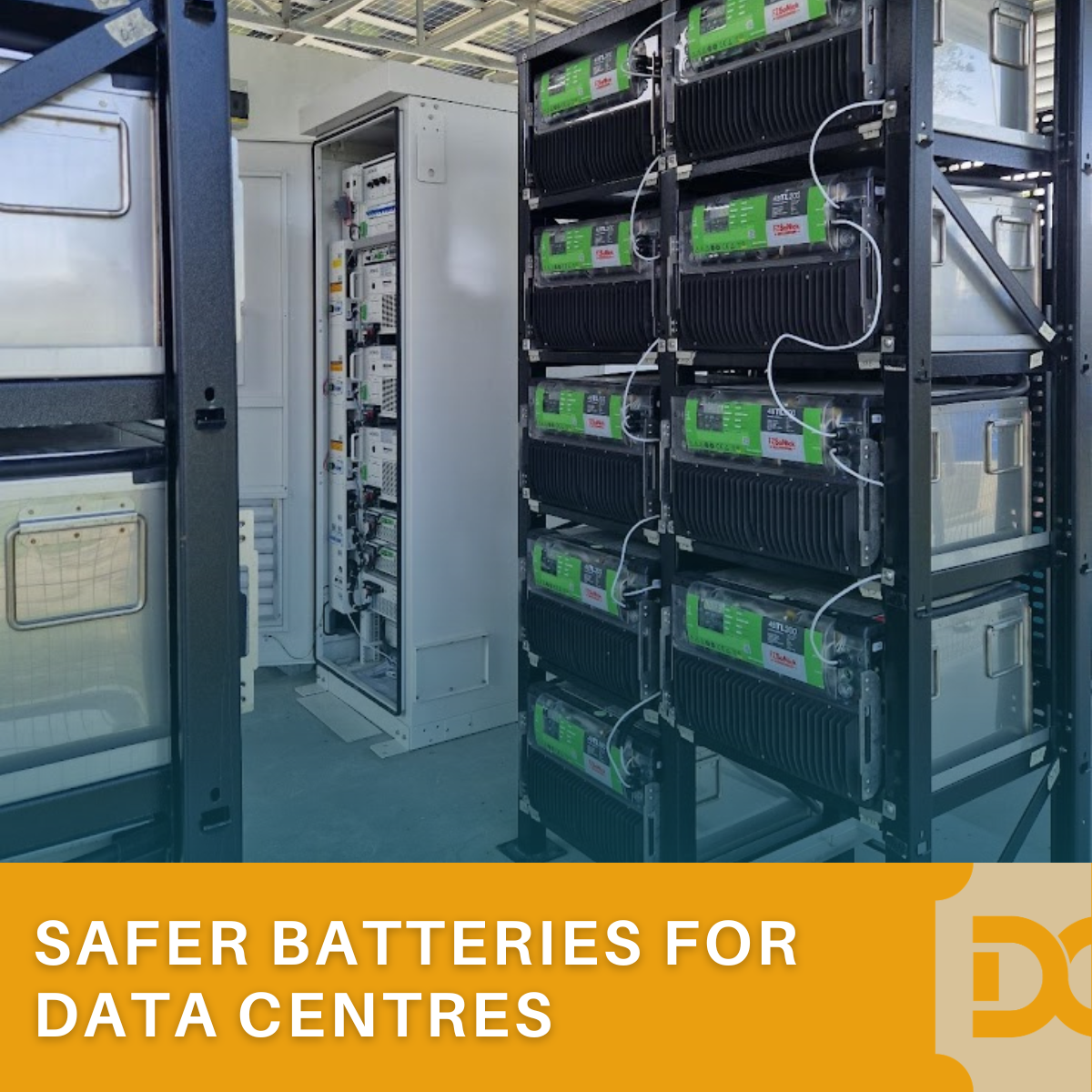Safer Batteries for Data Centres