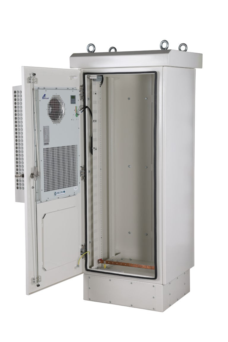 DeCab 32RU Single Bay Aluminium Cabinet with Heat Exchanger (RGL-139)